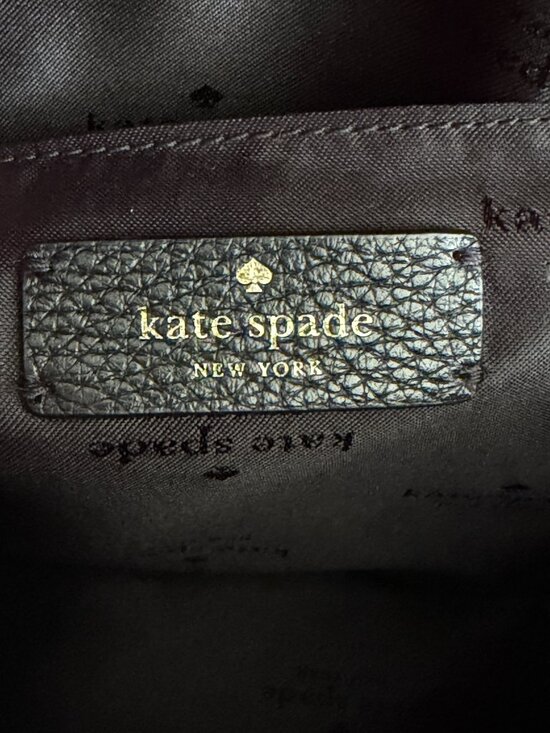 Kate Spade New York Leila Black Pebbled Leather Mini Dome Backpack main image 15